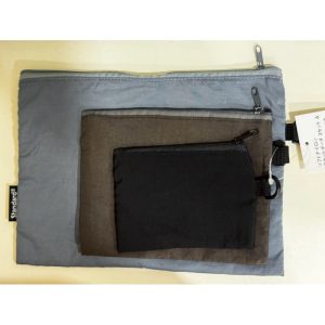 STANDARD PRODUCTS JAPAN NYLON SET of 3 POUCH MAKE UP WALLET